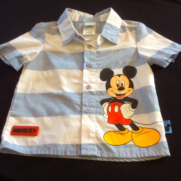 Disney Other - EUC Mickey Mouse Shirt, Sz 18M